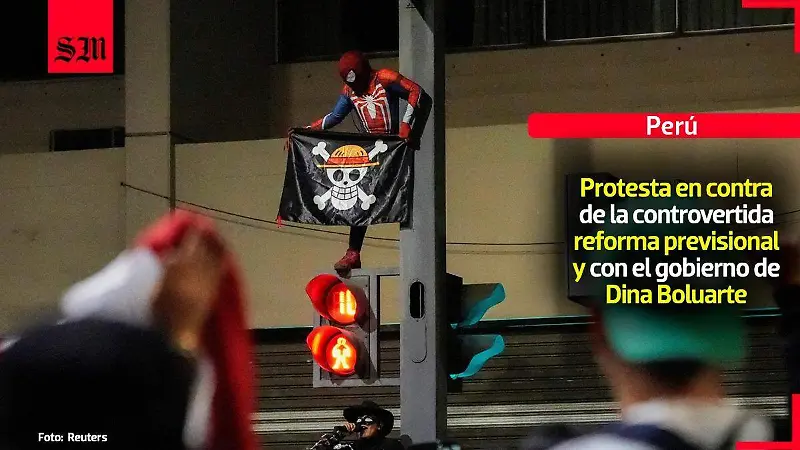 Manifestación Perú One Piece